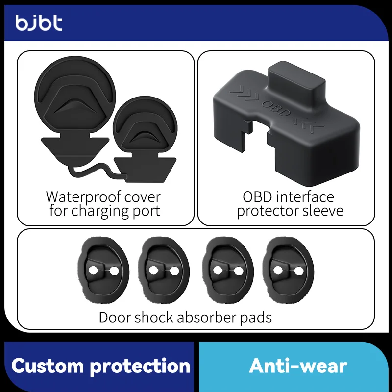 BJBT For Tesla Model 3 Y Highland Juniper Car Charger Cover Protection OBD Interface Waterproof Protect Auto Accessories