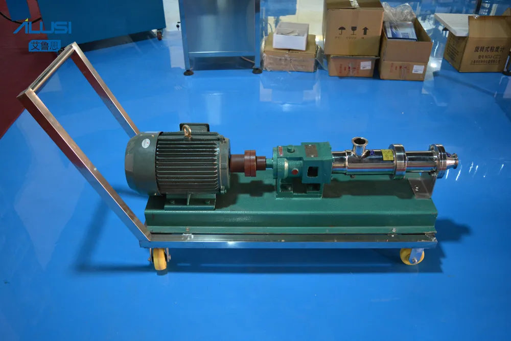 Sanitary Twin Screw Pump Progressive Cavity Pump with Reverse Flow Capabilities Screw Pump for High Viscosity Liquid