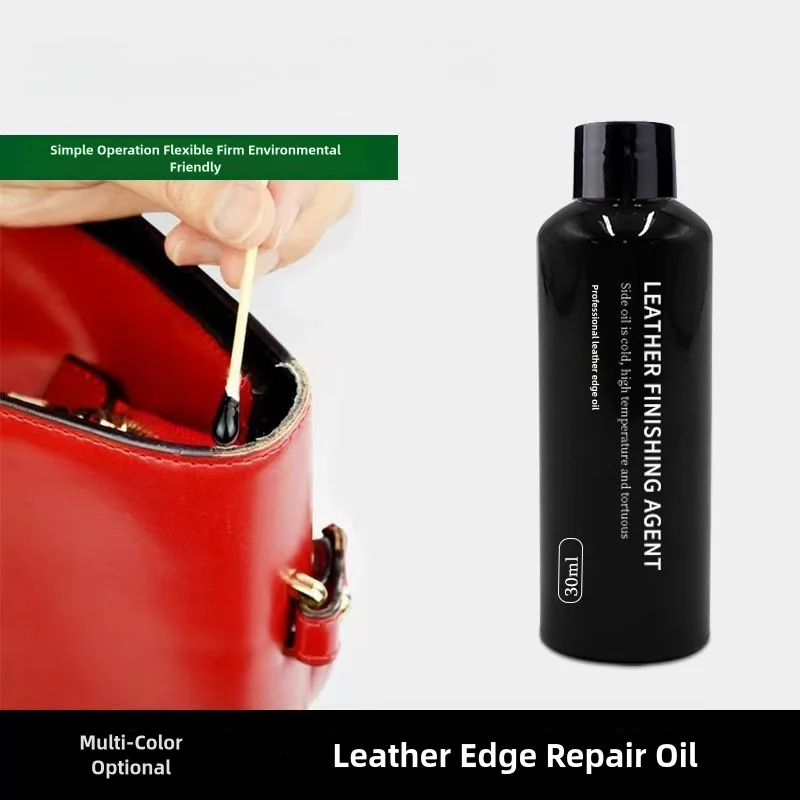 30ml Leather Edge Paint Oil Dye Dressing Color Coats Leather Edges Finish Supplies DIY Craft Leather Shoe Edges Pigment