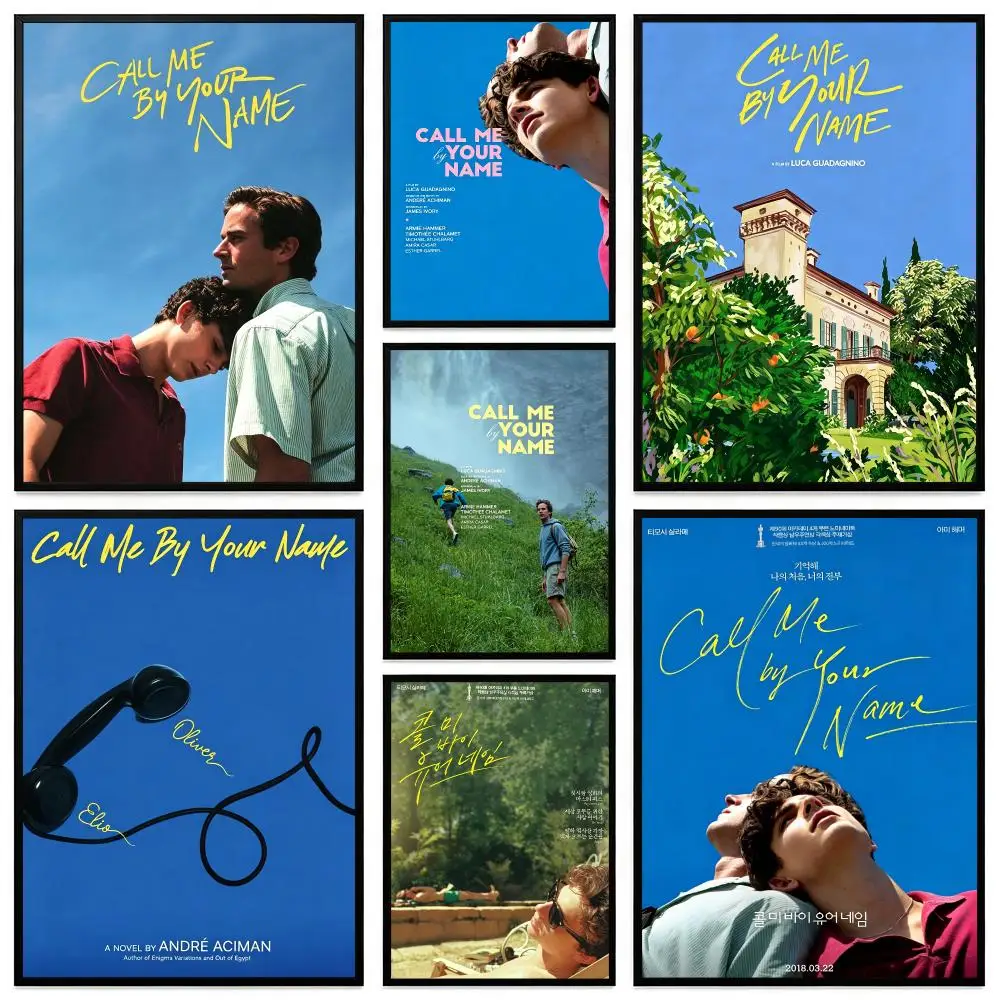 movie Call Me by Your Name Poster Poster HD Frameless Preppy Style Wall Art Home Decor For Living Room Bedroom Gift