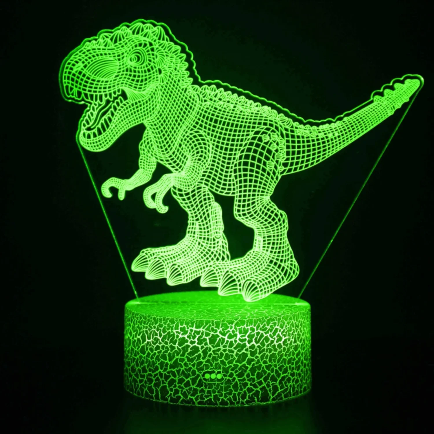 3D Dinosaur Lamp Led Night Light 16 Colors with  Control USB Nightlight Child Birthday Christmas Gift   Boys