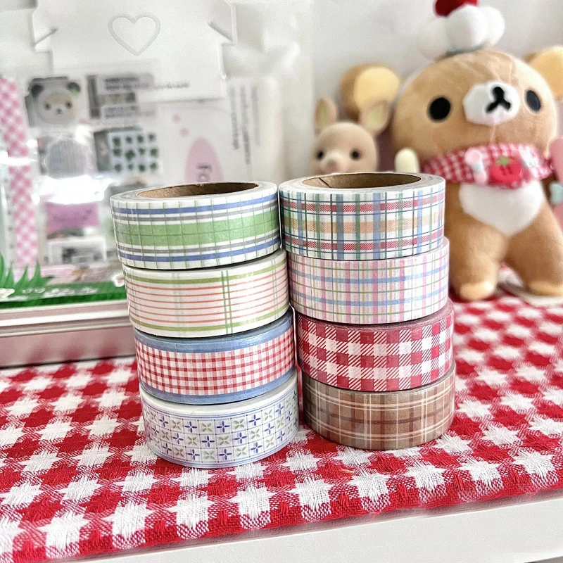Korean Style Washi Tape INS Style Masking Tapes for Scrapbooking Stationery Adhesive Decorative Tapes