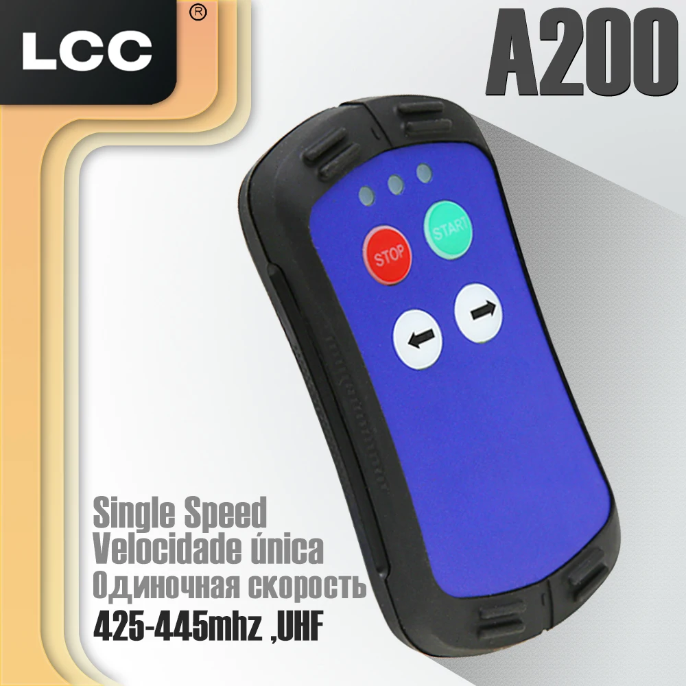 LCC  A200 2 Keys Industrial Remote Control Universal IP66 Waterproof Controller For Electric Hoist And Overhead Car Tail Crane