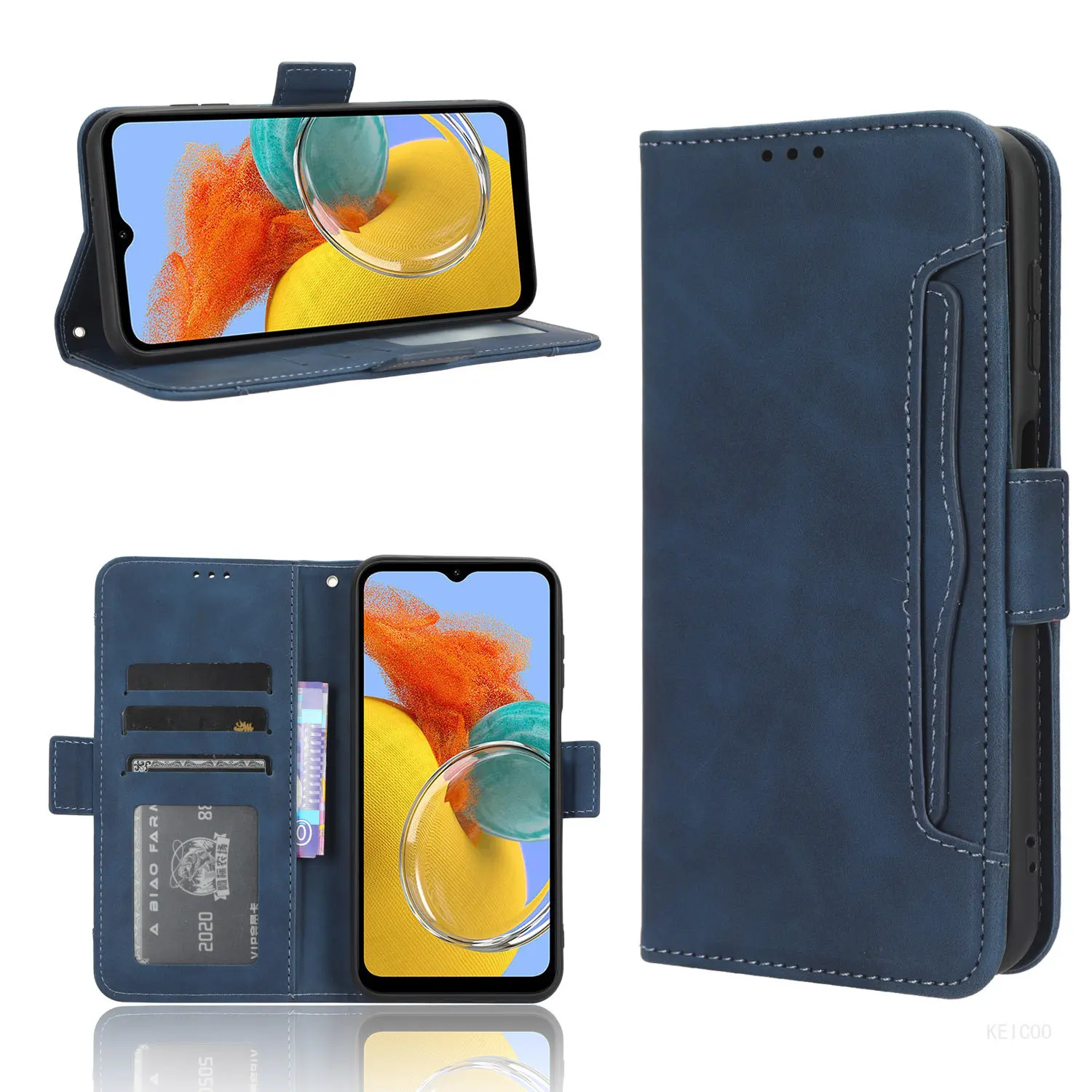 Capas Card Slot Wallet For Samsung Galaxy M54 M14 F14 A24 A14 4G 5G SM-M546B SM-M546B/DS Magnetic Leather Cover Protective Shell