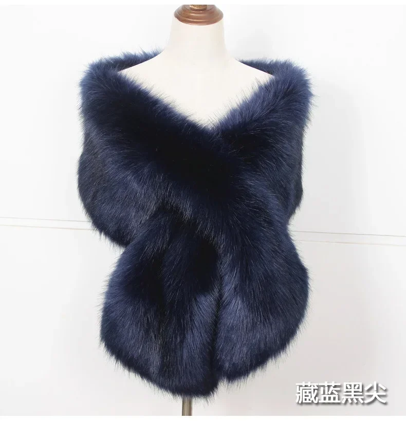 2024 coreano inverno Faux Rabbit Fur sciarpa donna sciarpa morbida floccaggio sciarpe collo solido scaldacollo regalo alla moda T471