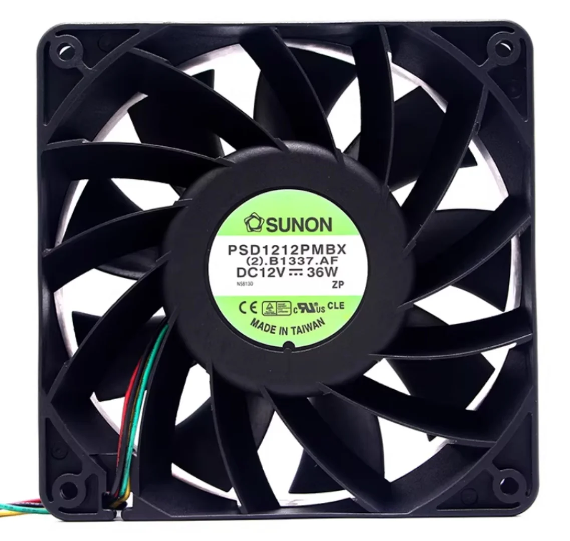 Original genuine SUNON PSD1212PMBX 12038 DC12V 36W PWM four-wire cooling fan