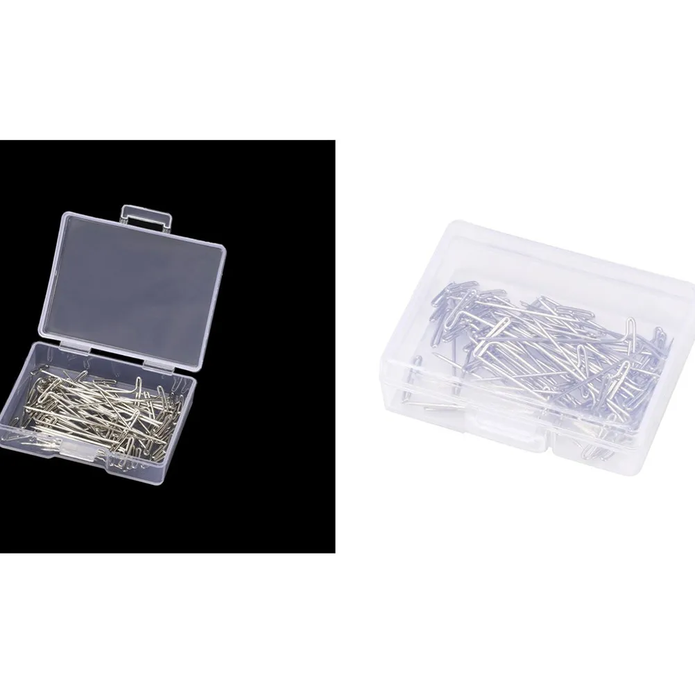 50Pcs 32Mm Stainless Steel T-Pins Pins for Styling Sewing Blocking Knitting Tailoring Display Craft Modeling