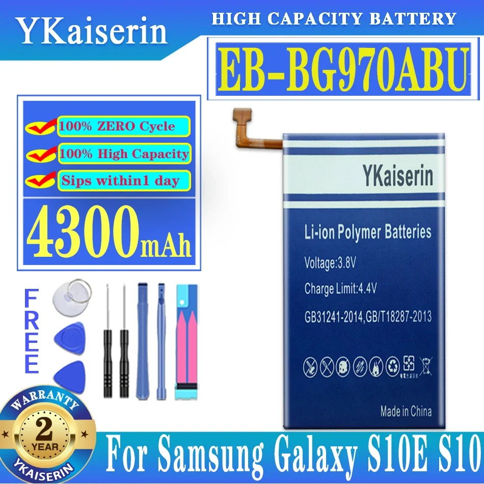 EB-BG970ABU 4300mAh Battery For Samsung Galaxy S10E S10 E G9700 SM-G970F/DS SM-G970F SM-G970U SM-G970W +Tools