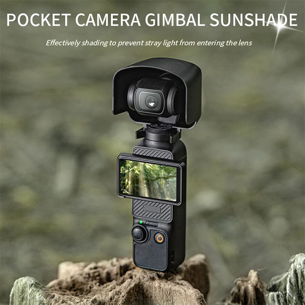 Camera Lens Sun Shield Hood PTZ Protective Cover for DJI Osmo Pocket 3 Camera Accessories