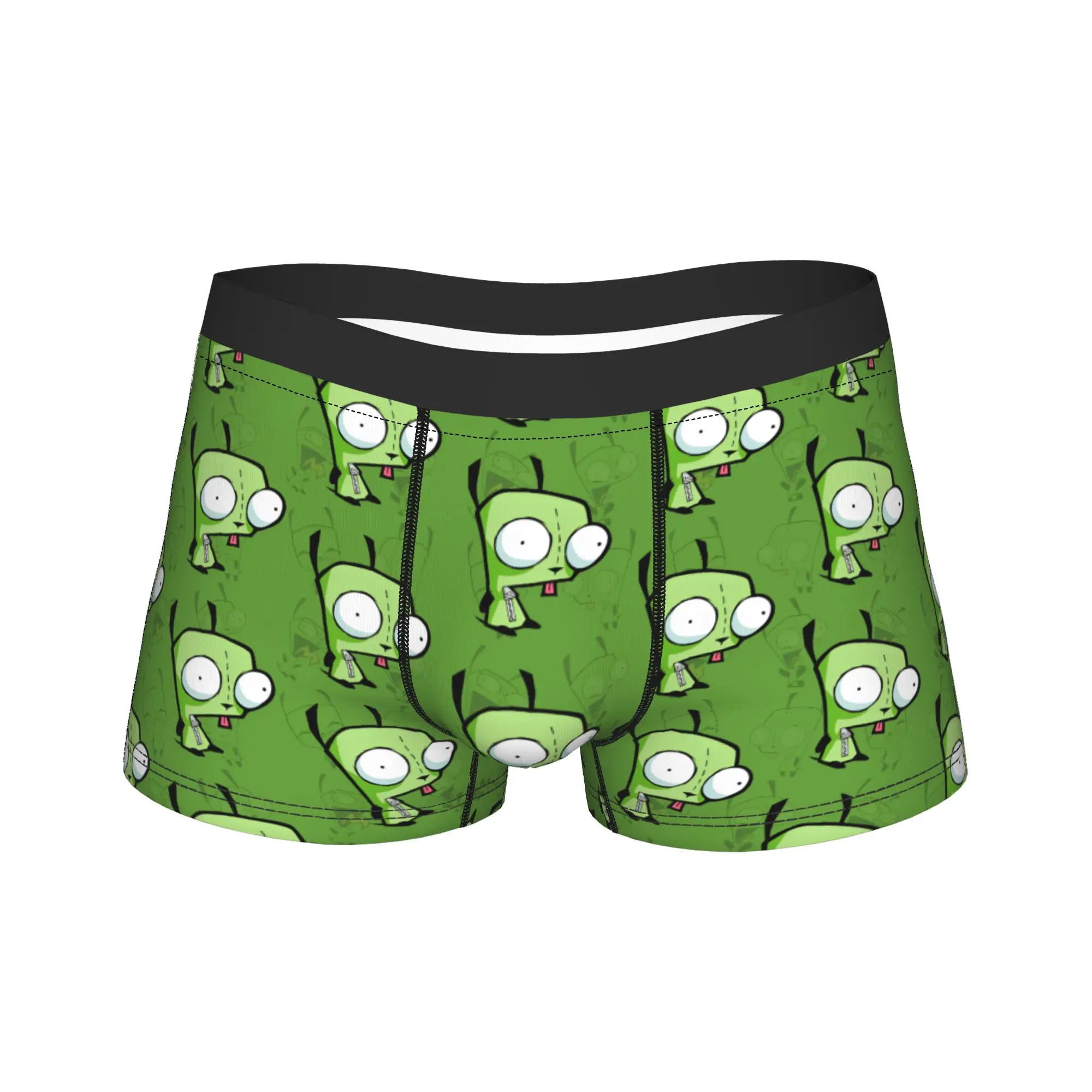 

Novelty Boxer Invader Zim TV Shorts Panties Briefs Man Underwear Cartoon Breathable Underpants for Male Plus Size