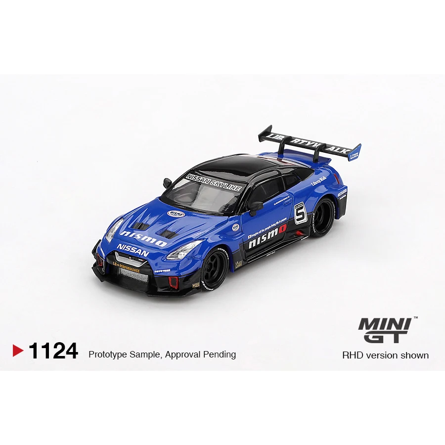 PreSale MINIGT 1/64 Diecast نموذج سيارة نيسان 35GT-RR Ver.2 نفطة التعبئة والتغليف مجموعة نماذج عالية الأداء #1