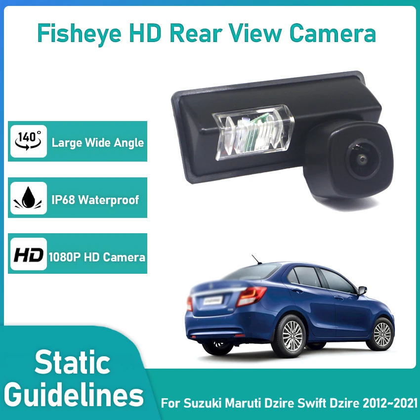 

Rear View Camera For Suzuki Maruti Dzire Swift Dzire 2012~2018 2019 2021 CCD HD Night Vision Reverse Parking Backup Camera