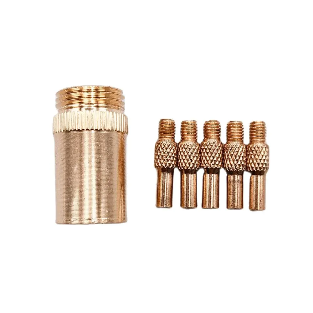 NBC200 NBC-200 NBC-200A Consumables Contact Tip E-Cu Nozzle Fit MIG Spool Gun Push Pull Feeder Aluminum Steel Welding Torch