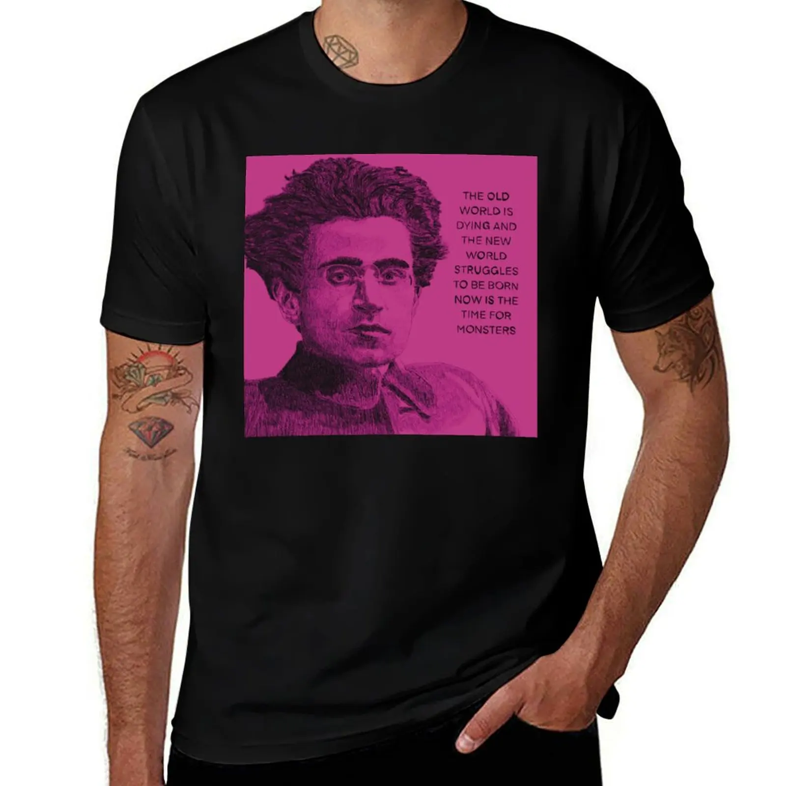 

For Monsters Time Gramsci - Antonio T-Shirt Festive Simple T-Shirt