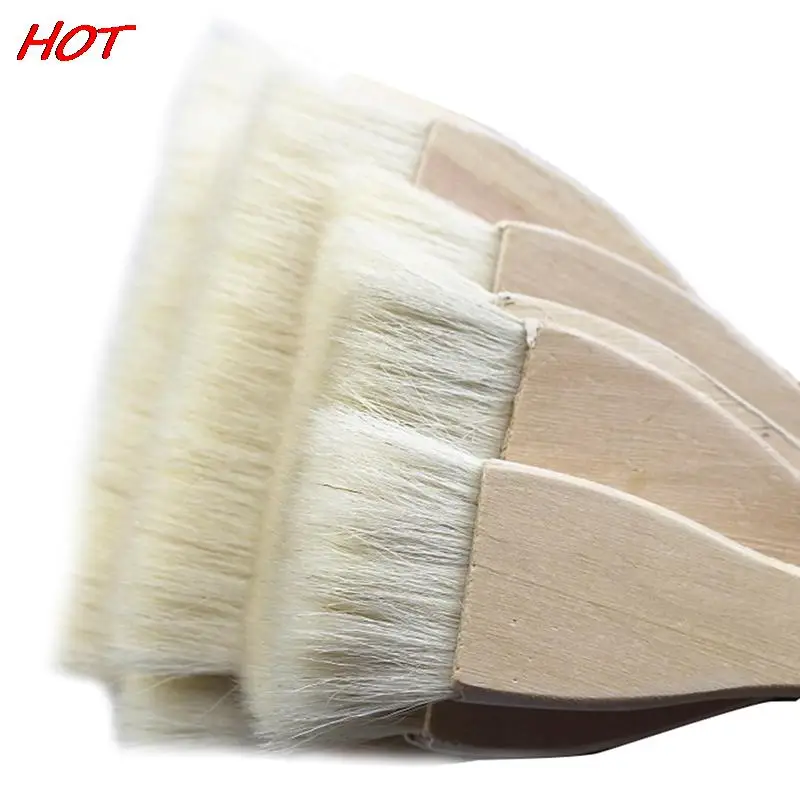 High Quality Goat Hair Paint Brushes Smooth Sanding For Wall Watercolor Acrylic Oil Painting Drawing Art Supplies Coloring Brush