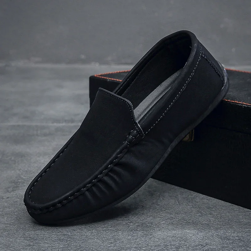 Luxury Brand Daily Youth Men Shoes Loafers Business Casual Formal Dress Shoes Men Flat Loafers Comfortable Moccasins Men Shoes