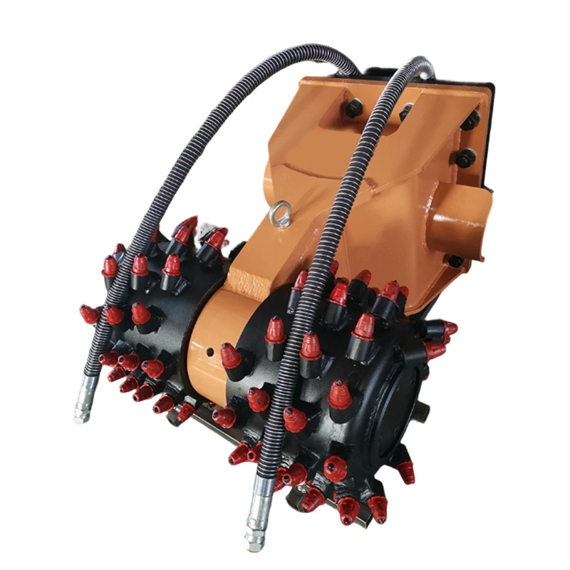 

Hydraulic Milling Cutter Head for Excavator, Rotary Drum Cutter Attachment, Trenching & Rock Milling Machine for Construction