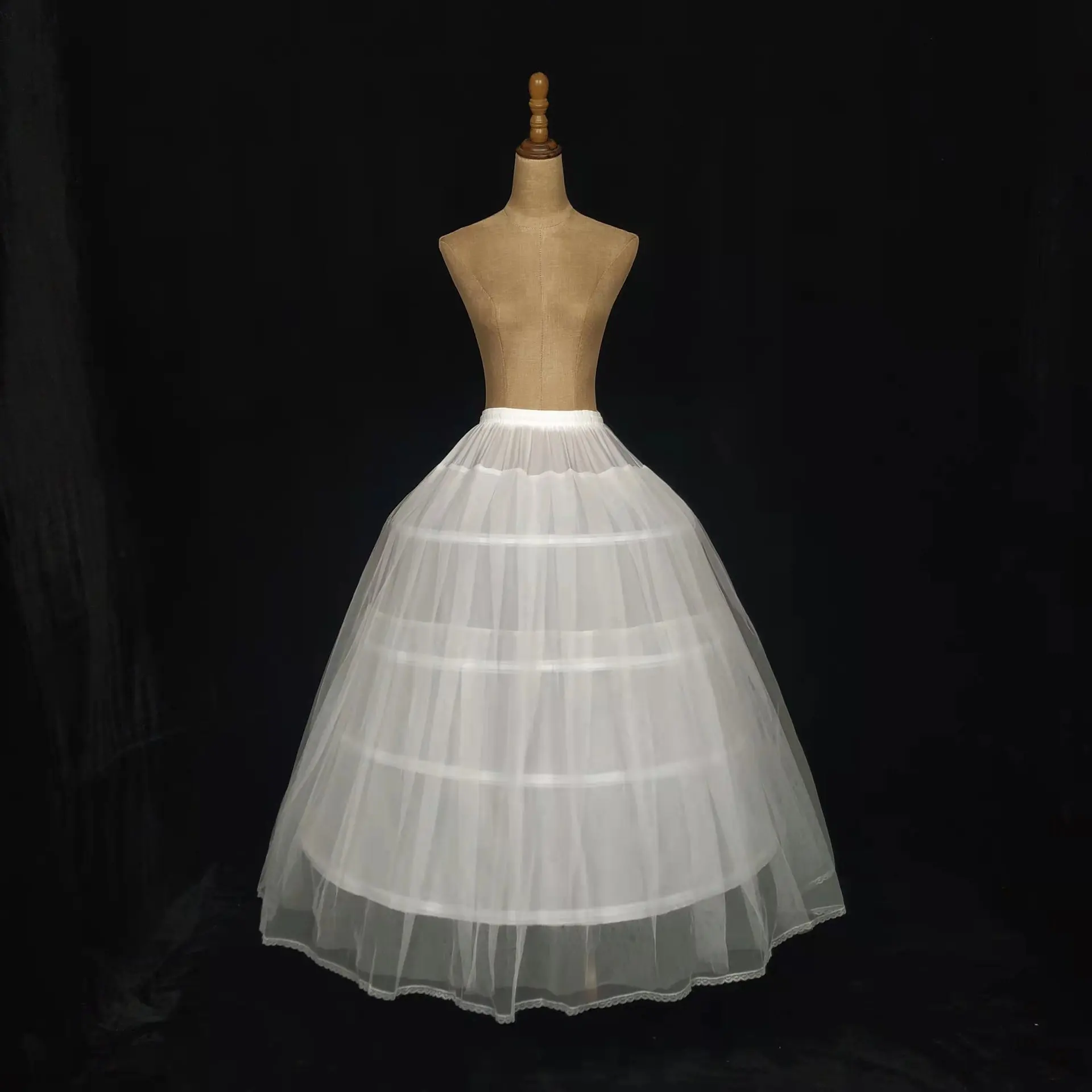 Garen Crinoline Vier Staal Grote Cirkel Vier Cirkels Plus Garen Vloer-Lengte Crinoline Grote Tutu Rok Buitenlandse Handel Fietstas