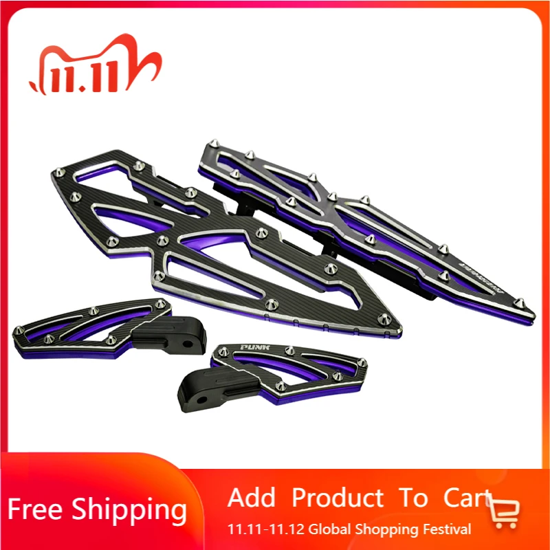 

STLF GASHOO Motorcycle Accessories Foot Treadle Aluminum Alloy New Retrofit/Upgrade Fit Touring FL Softail Modified Back Foot Re