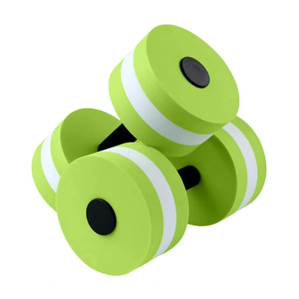 1 par de mancuernas acuáticas de agua EVA, mancuernas flotantes para pérdida de grasa, mancuernas de ejercicio para piscina de recuperación posparto segura