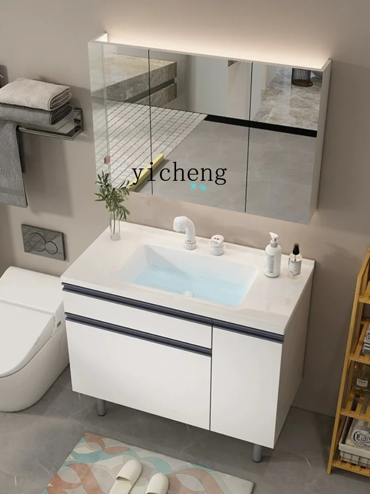 Xl Bathroom Cabinet Combination Ceramic Whole Washbin Washstand Sink Bathroom Cabinet Washbasin Cabinet