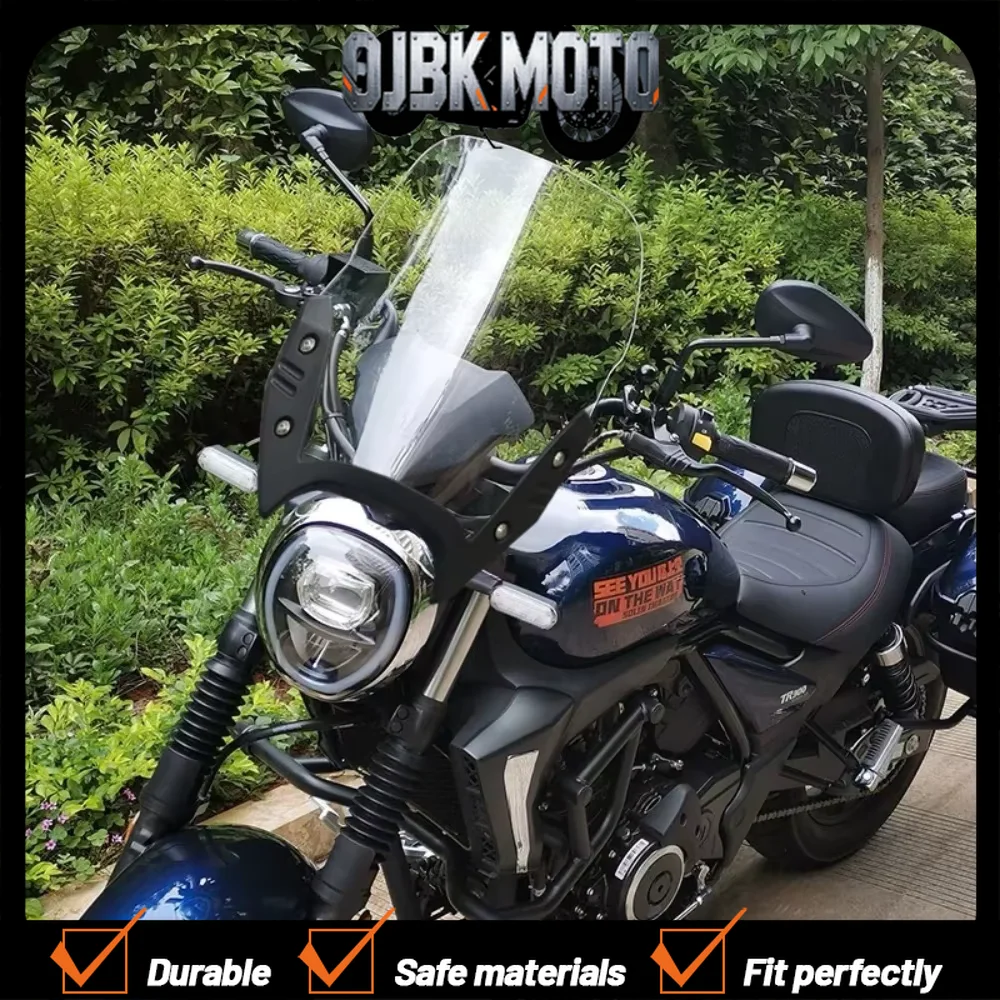 

For Haojue TR300 travel version front windshield motorcycle modified front windshield original car buckle installation