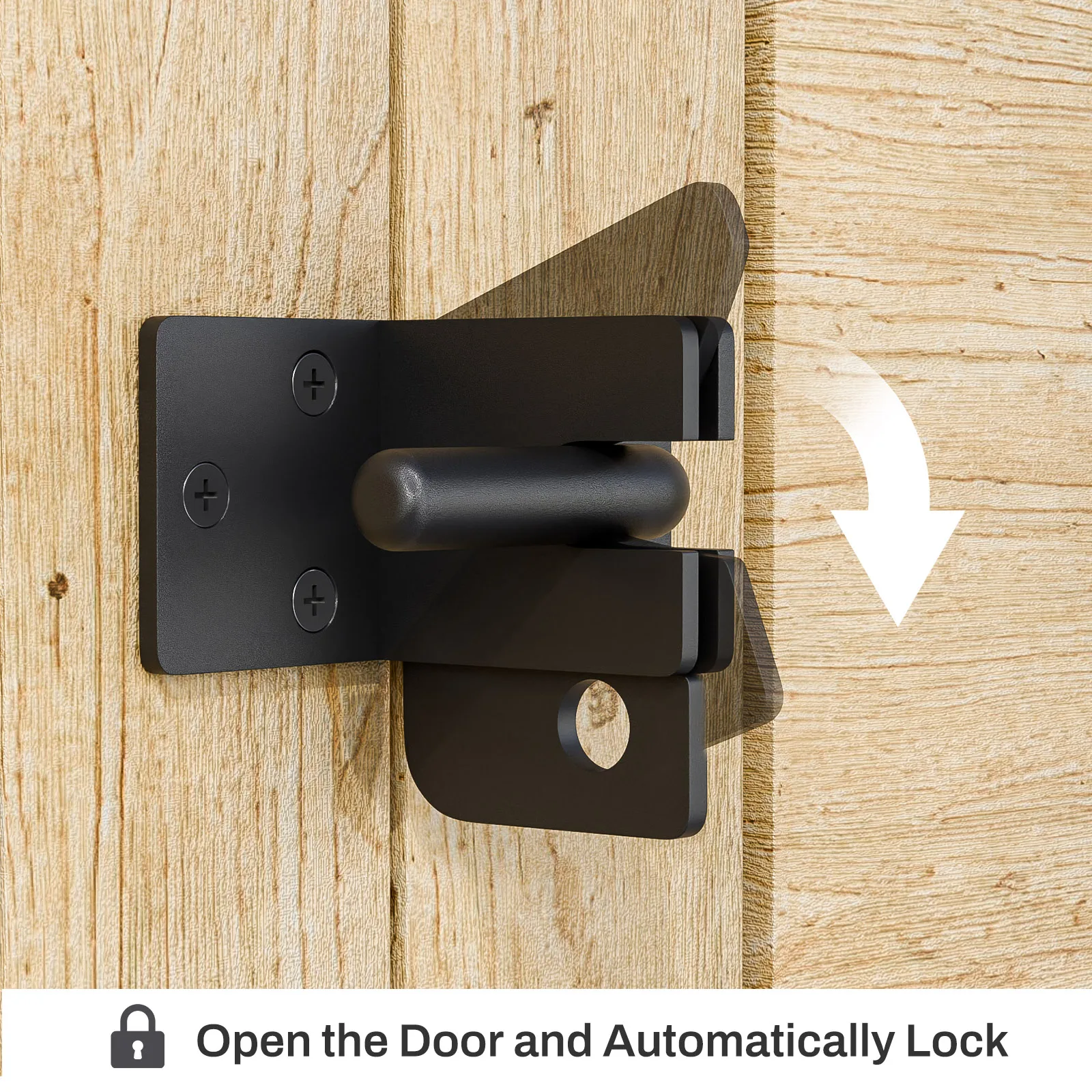 Cerradura para puerta de valla de servicio pesado CCJH, duradera y a prueba de humedad, cerradura para puerta de jardín