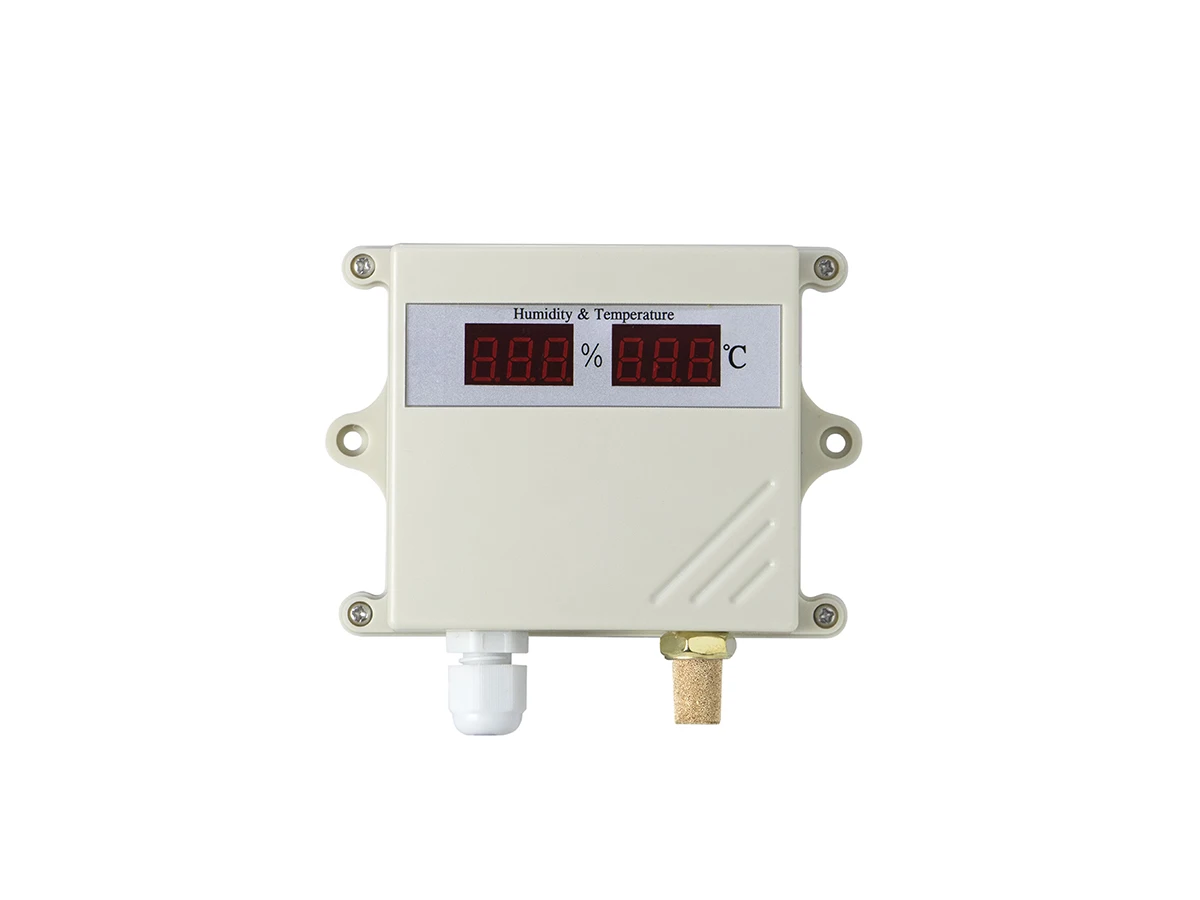 Wholesale Customizable ABS Online Pipe Mount Flange Temperature and Humidity Sensor High Temperature 4-20ma/RS485 OEM Support