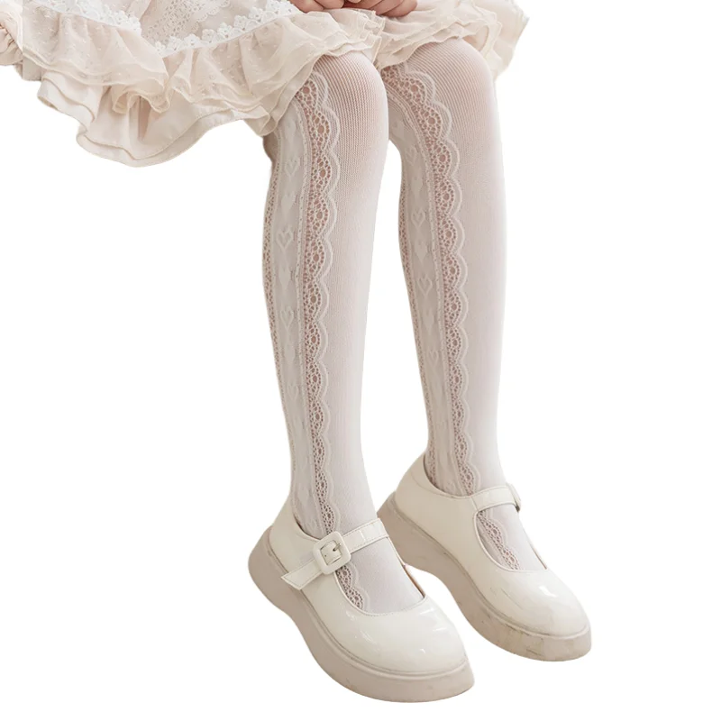 Collants Minces et Respirants pour Bébé Fille, Bas de brevpour Enfants, Uniforme d'Étudiant d'École, Collants de Princesse en Maille