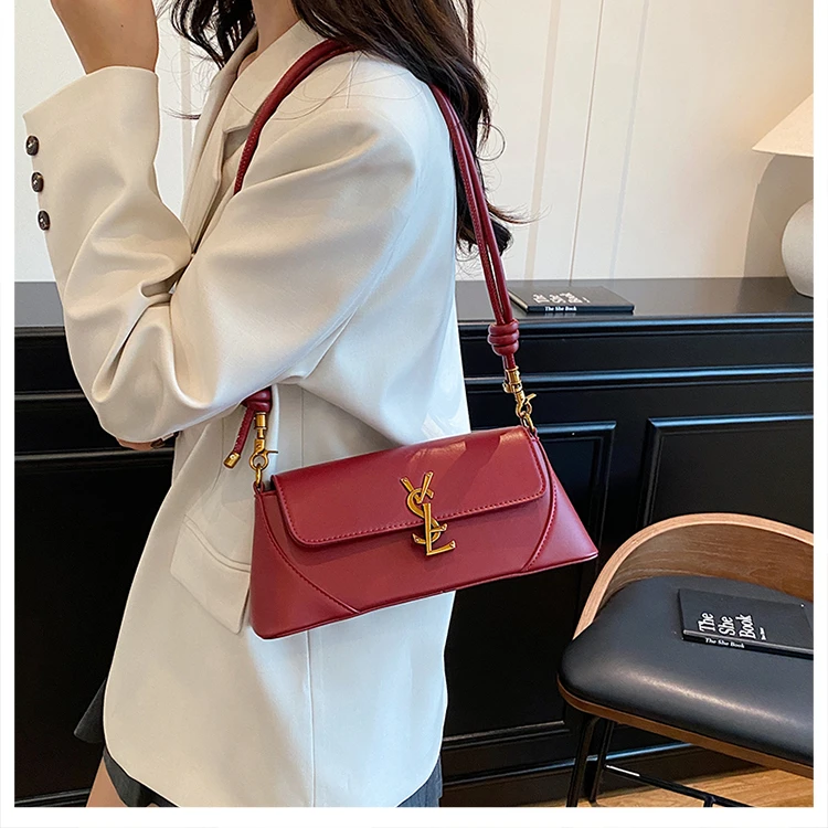 

Durable-chic 2025 Новая женская роскошная брендовая кожаная сумка Известный дизайнер Классическая Популярная Простая ​