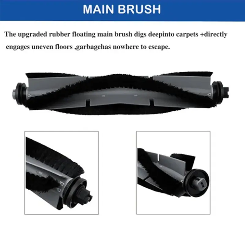 [A93Z!】 Main Side Brush Mop Filter Dust Bags For AIRROBO T20+ Vacuum Cleaner Accessories Ultra Durable Cleaner Parts Accessories