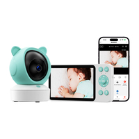 Graffiti baby monitor cry detection voice intercom infrared night vision mobile APP remote monitoring 5 \