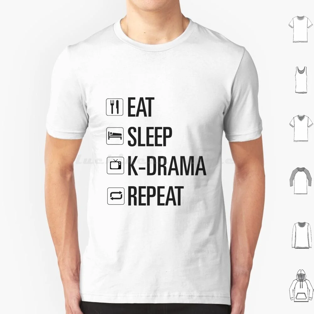 Sólo Kdrama camiseta 6xl Camiseta fresca de algodón Kpop Muaic Hallyu Kdrama Drama coreano niños dos veces Shinee Tvxq Super Junior Got7 Monsta X