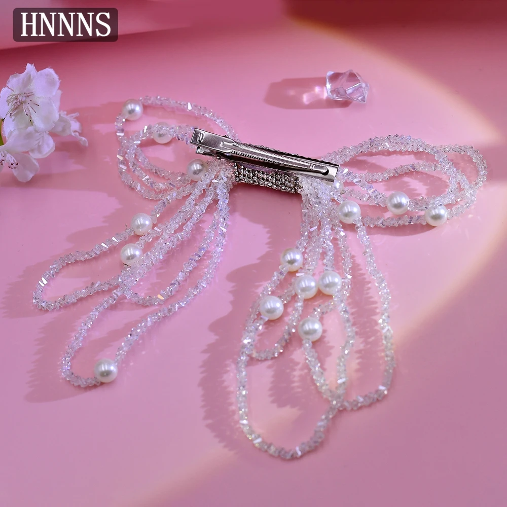 TOPQUEEN أنيقة الزفاف الزفاف مطرز مشبك شعر اليدوية القوس رائعة السيدات مأدبة حفلة كل يوم إكسسوارات الشعر YXA173