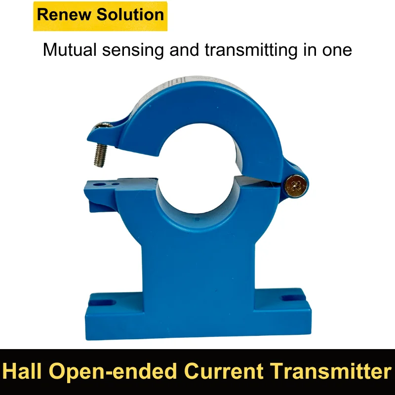 AC/DC Current Sensor Transmitter 1A 100A 200A 150A Ampere Transmitter 4-20mA 0-10V 20mm 25mm DC Current Transducer Transmitter