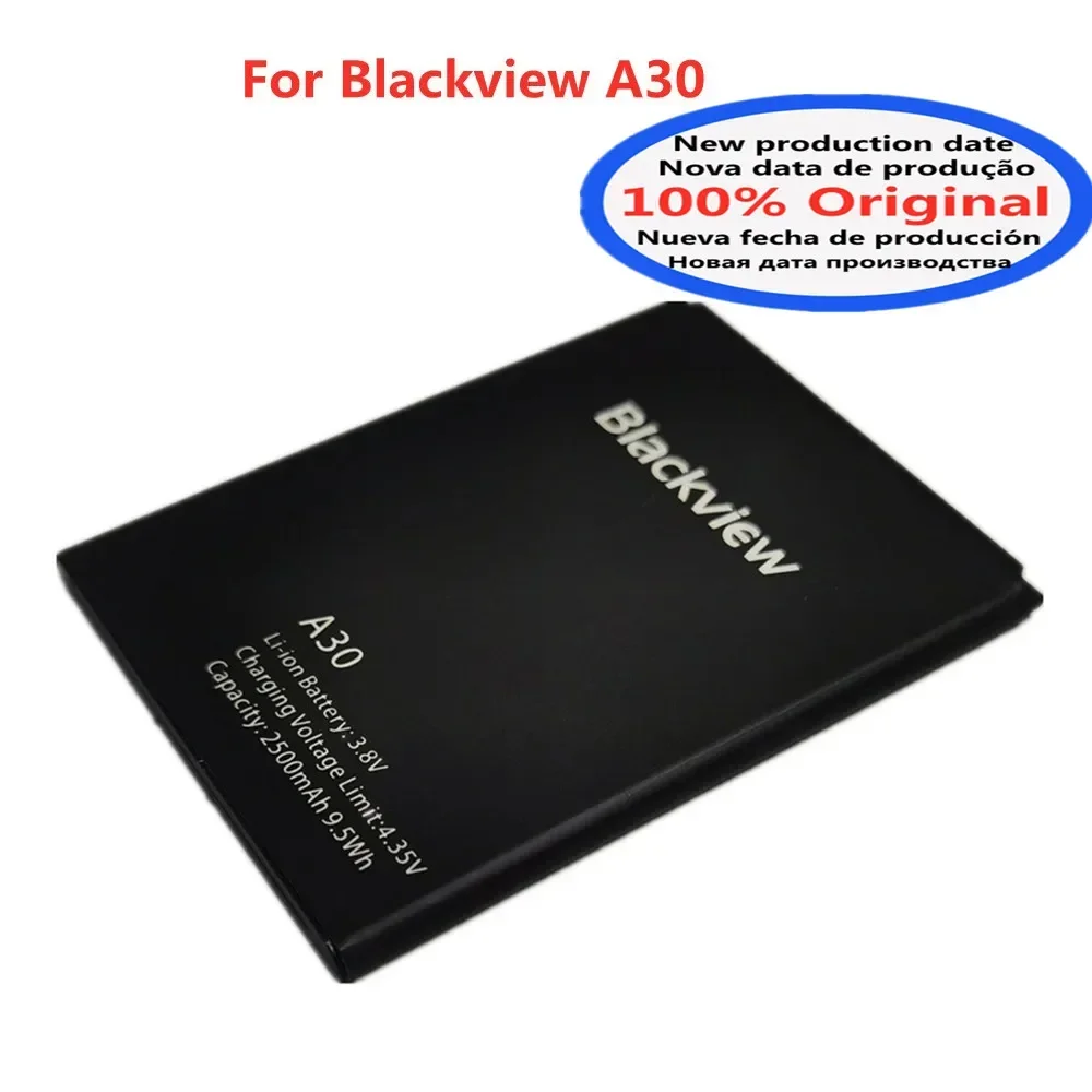 New 100% Original Phone Battery For Blackview A30 2500mAh Mobile Phone High Quality Batteries Bateria Battery Fast Shipping