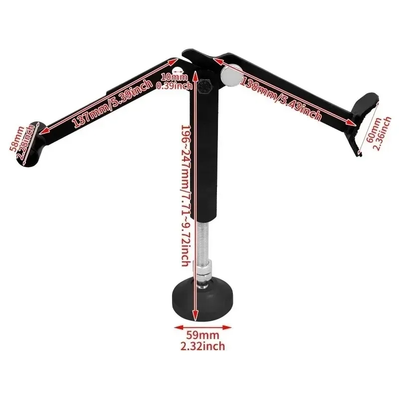 New Foldable Stable Swingarm Lift Energy Saving Motorcycle Wheel Support Lifting Frame Dirt Bike Side Stand for Portable
