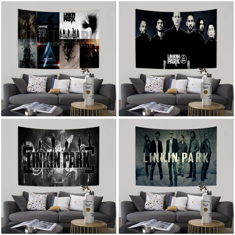 

Band L-Linkin Cool P-park Chart Tapestry Bohemian Wall Tapestries Mandala Wall Art Decor