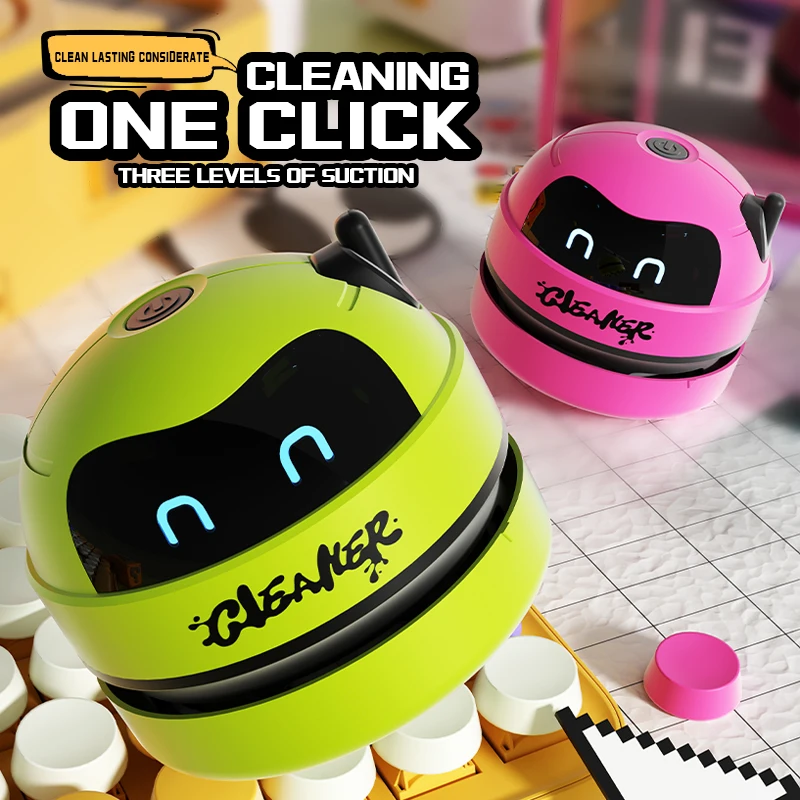 Desktop Vacuum Cleaner, Office Keyboard, Student Eraser, Debris Cleaner, Handheld Vacuum Cleaner, Wireless Charging Model