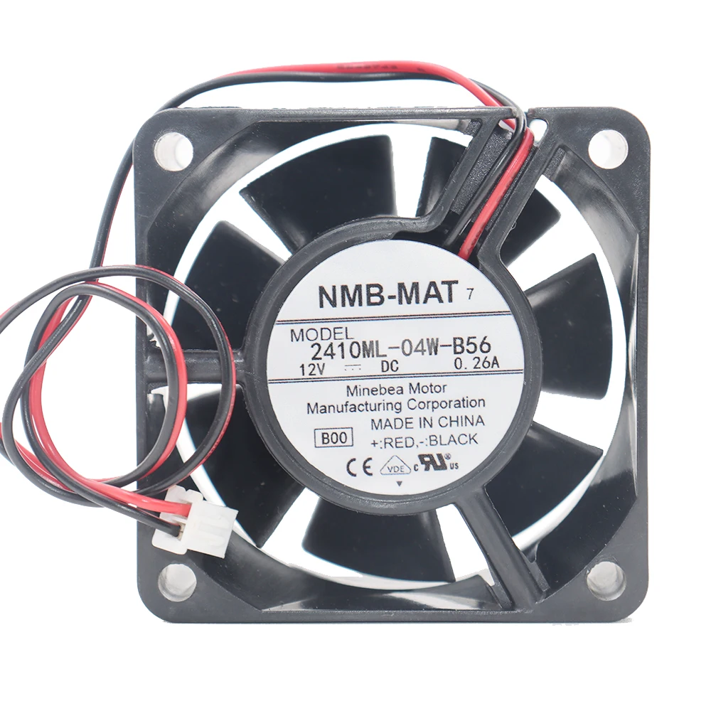 Original NMB 6025 2410ML-04W-B56 DC12V 0.26A Fan for Sharp 3511 Copier Authentic Replacement Part