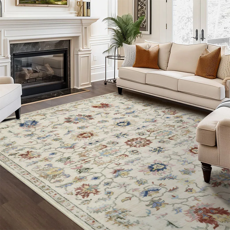 سجاد غرفة المعيشة ديلوكس مضاد للانزلاق بجانب السرير وغرفة النوم بساط عتيق سجادة منطقة كبيرة ديكور منزلي أريكة طاولة القهوة سجادة أرضية #6