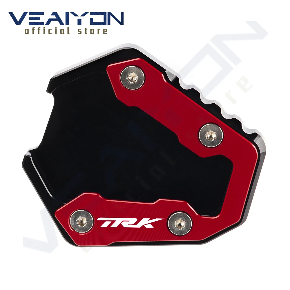 

2023 Motorcycle Accessories Aluminum Side Stand Plate Kickstand Enlarge Extension Pad For TRK702 TRK702X TRK 702 702X 2022 2023
