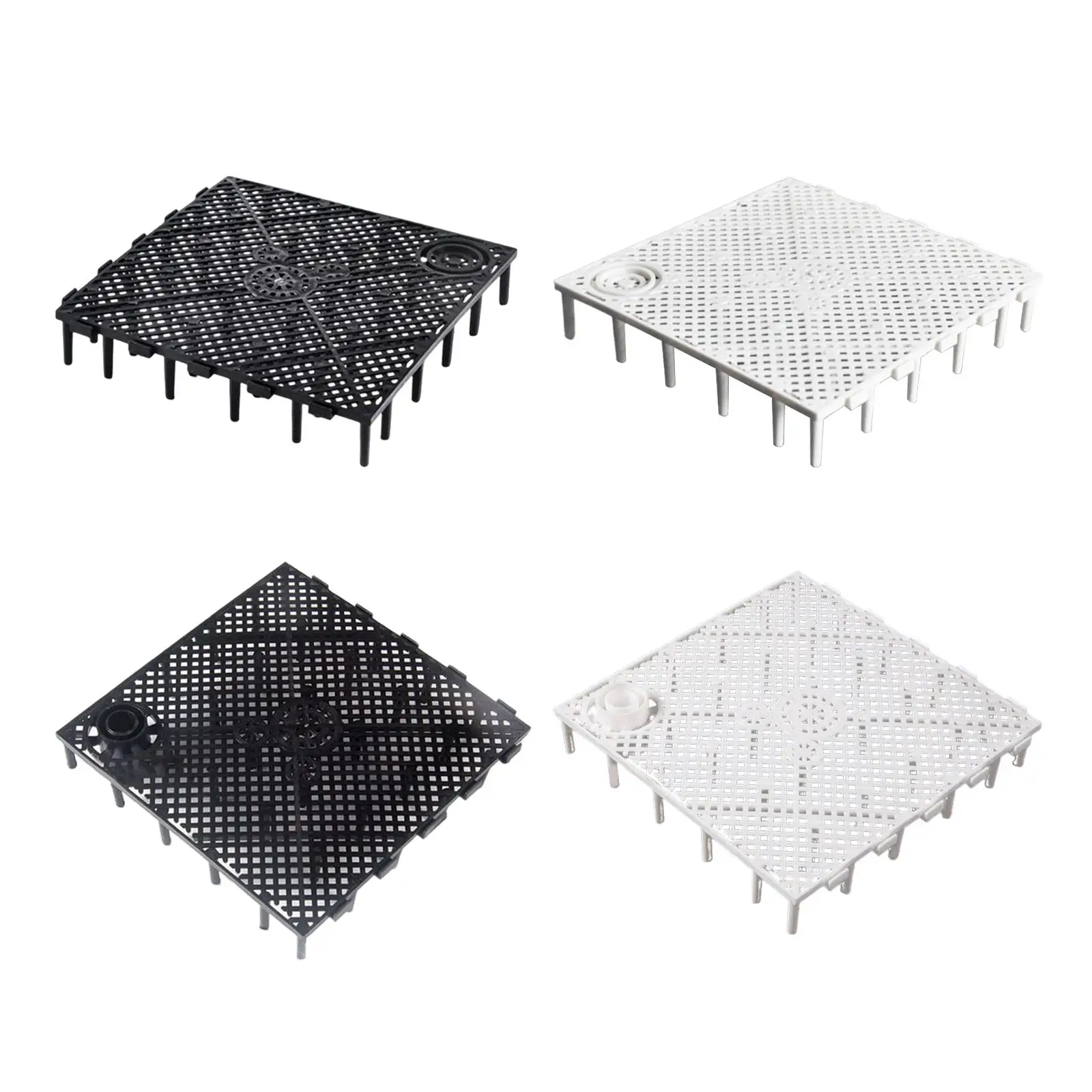 10Pcs Fish Tank Bottom Filter Plate Sand Gravel Filter Board Grid Divider Tray Splicing Combination Clapboard for Aquarium Part