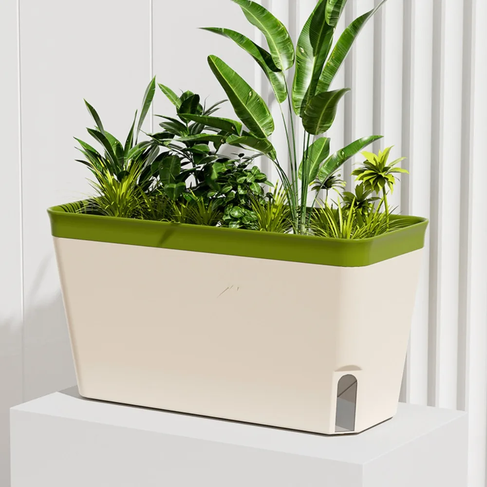 High Quality Modern Self Watering Planter Pots Decorative Visual Water Level Window Indoor Planter Indoor Herb Garden Pots Herbs