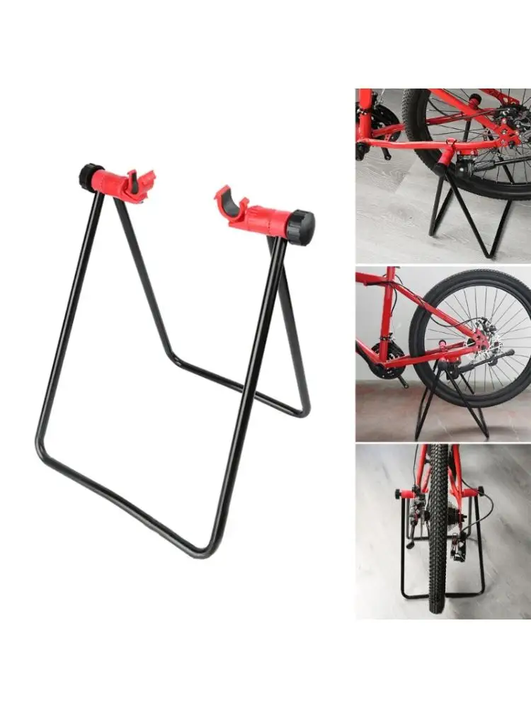 AliExpress NONE Road Bike Floor Stand Foldable Bike Repair Rack Parking Stand Holder Standing Bike Bracket Maintenance Rack