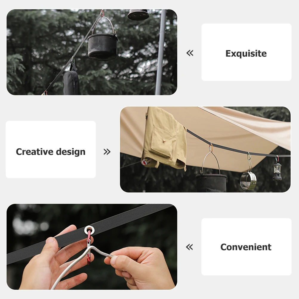 

Clothes Lines Outdoors Rope Tent Pulling Clothesline Beach Wear-resistant Travel