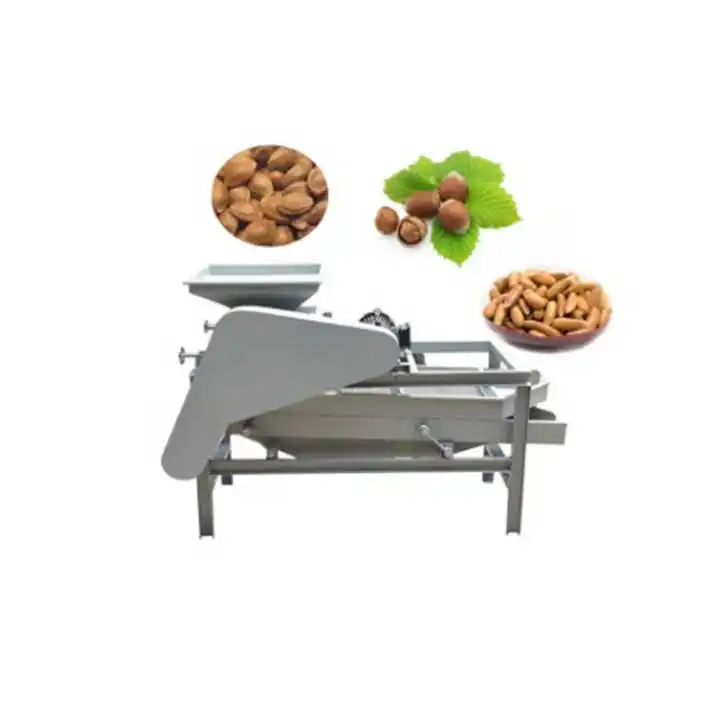 Rapeseed Castor Pine Nuts Almond Separating Hemp Pumpkin Seeds Sheller Watermelon Seeds Shell Removing Almond Huller Machine