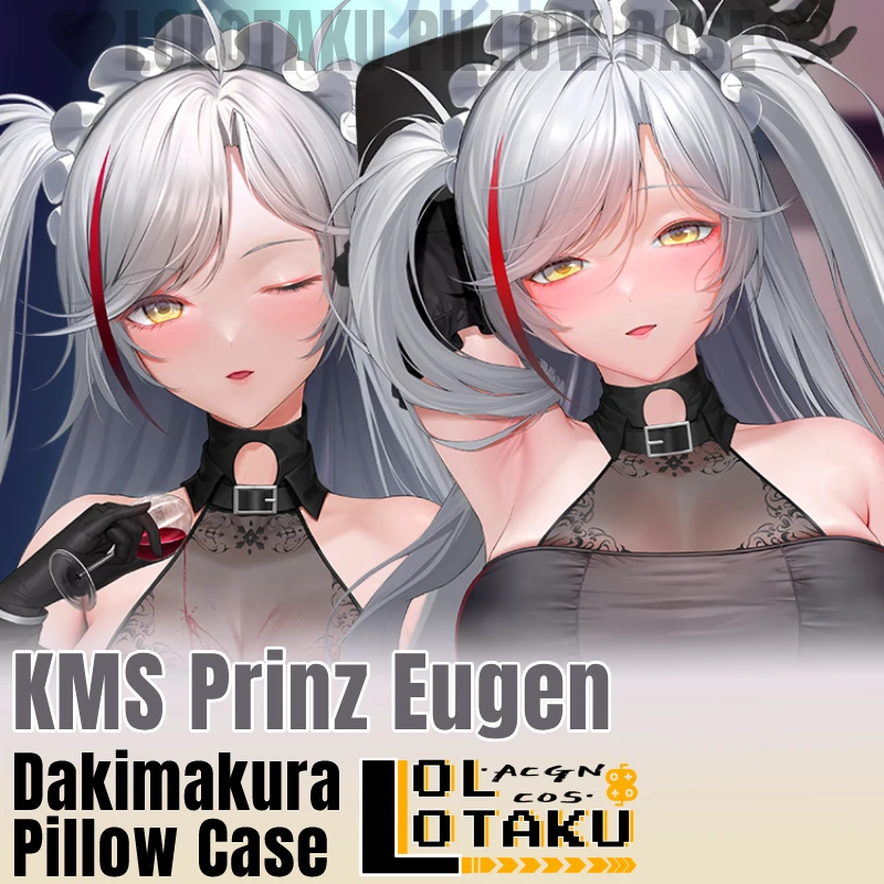 KMS Prinz Eugen Dakimakura Azur Lane Hugging Pillow Case Full Body Sexy Pillowcase Home Bedding Cushion Cover Decor Otaku Gift