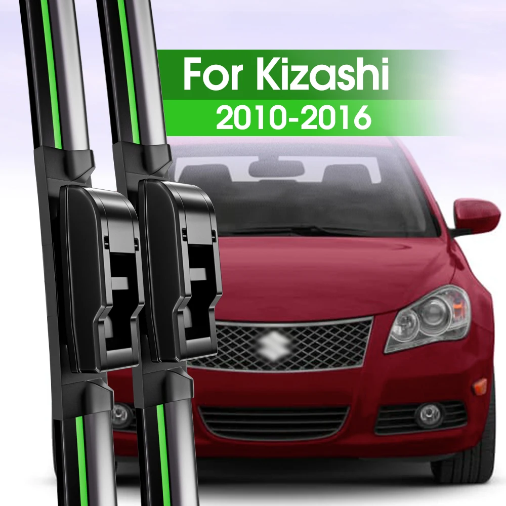 

2pcs Front Windshield Wiper Blades For Suzuki Kizashi 2010-2016 2011 2012 2013 2014 2015 Windscreen Window Accessories