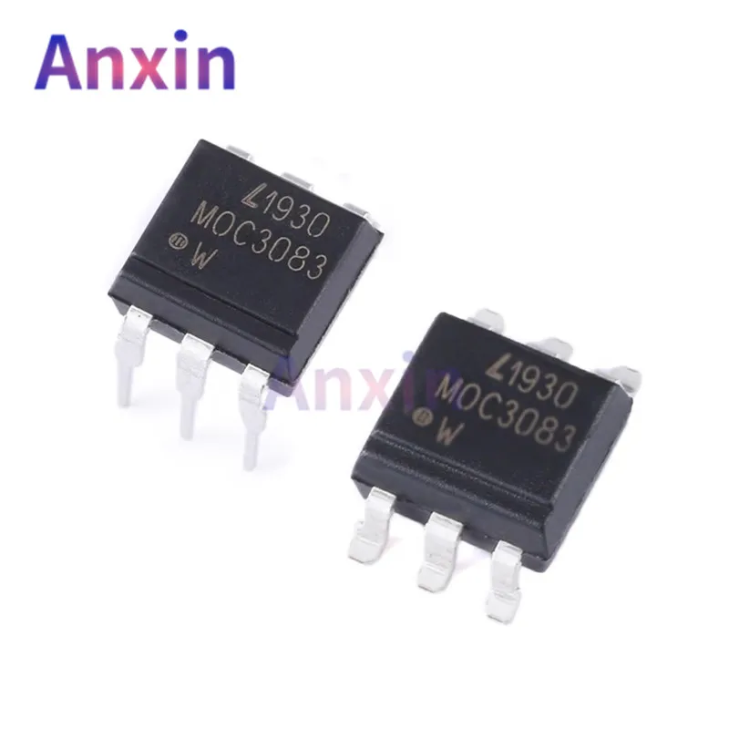 

10PCS MOC3083 DIP-6 SMD-6 MOC3083S-TA1 MOC3083SR2M MOC3083M SMD Zero-Cross Optoisolators Triac Driver Output IC